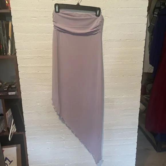 Urban Outfitters Assymetrical Strapless Dress Size S Fairy Grunge, Boho Chic - Picture 5 of 8